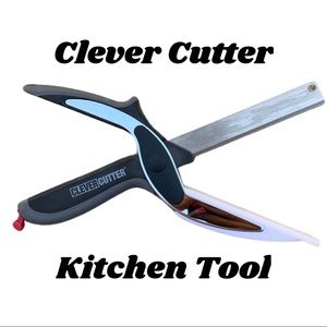 NWOT Stainless Steel Clever Cutter Kitchen Tool